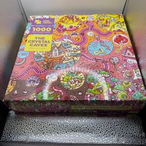 Magic Puzzle Company 1000 Piece Jigsaw Puzzle The Crystal Caves Art by Oosamyu